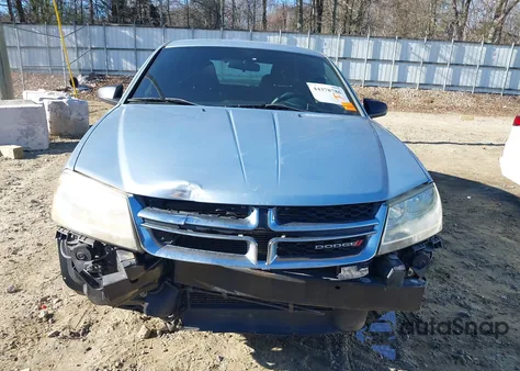 2013 Dodge Avenger Se из США, поврежденный, VIN 1C3CDZAB9DN741492